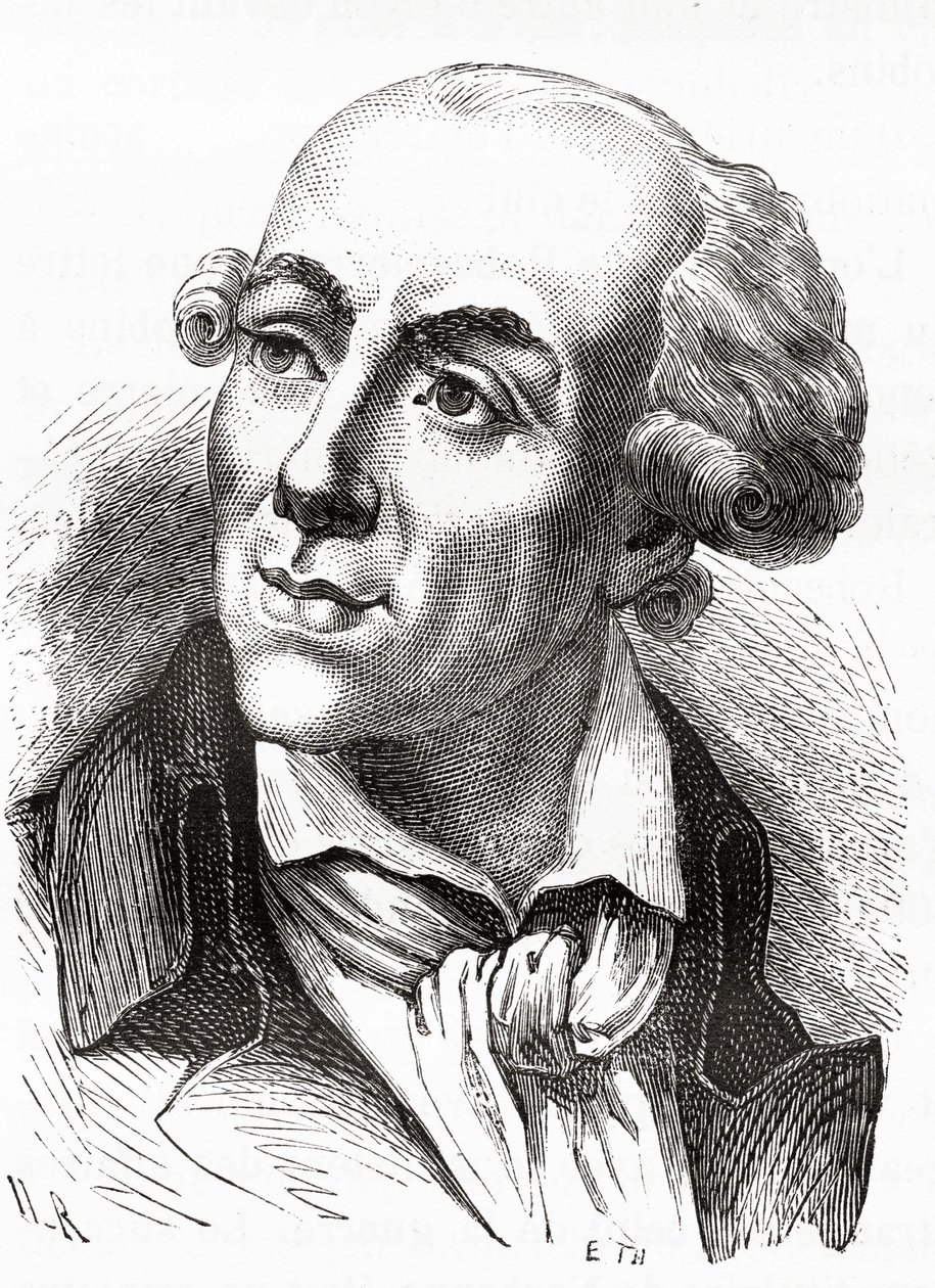 Portrét Etienna Clavièra (1768 - 1793), ministra financí v Girondinově vládě (březen 1792) - v Histoire de France od Henriho Martina. n.d. 19. století. od Unknown artist