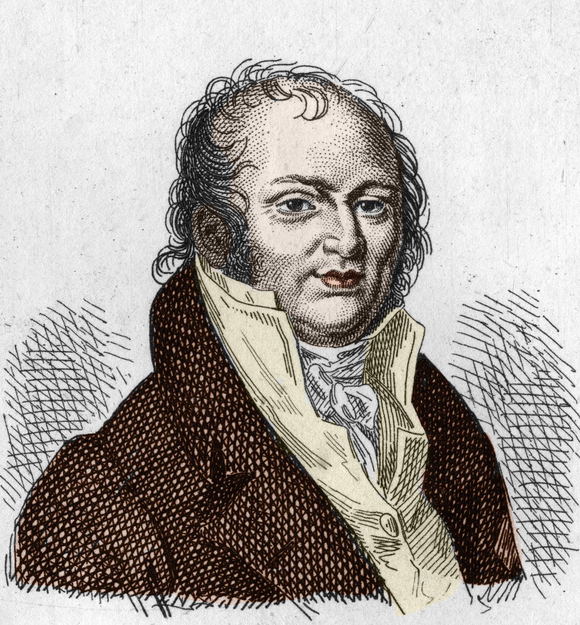 Portrét Etienne Geoffroy Saint Hilaire Saint Hilaire (Saint-Hilaire) (1772-1844), francouzský přírodovědec. Rytina z roku 1835. od Unknown artist