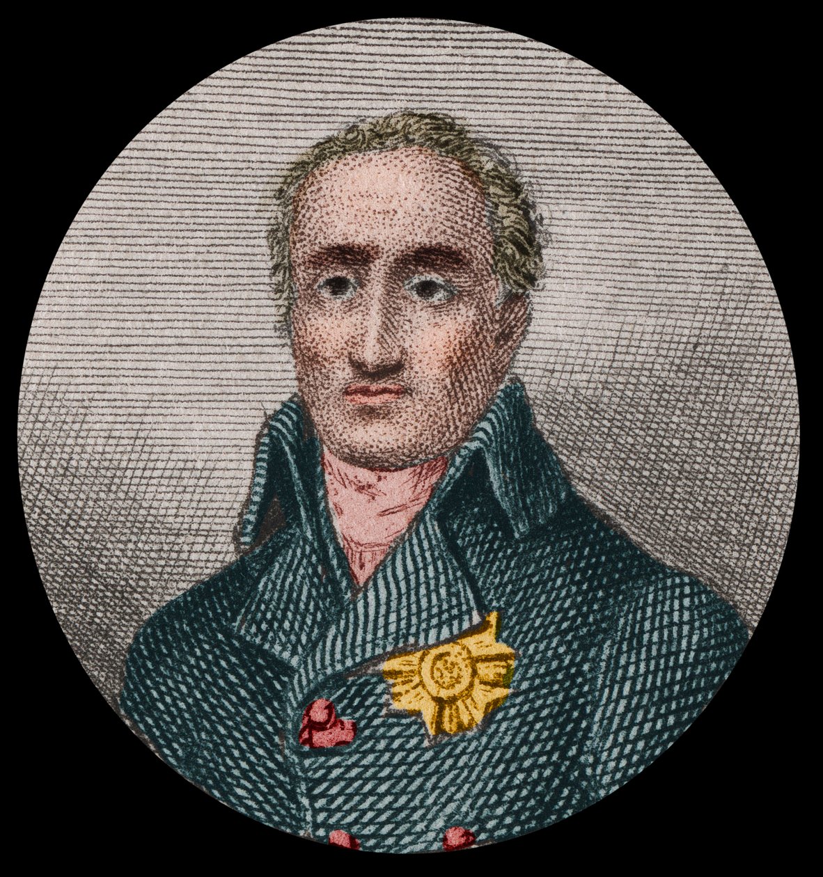 Portrét Etienna de La Ville, hraběte De Lacepede (1756-1825), francouzský přírodovědec. Anonymní rytina z roku 1876. od Unknown artist