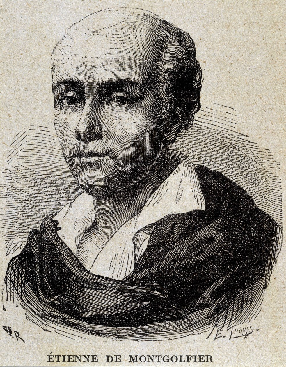 Portrét Etienna de Montgolfier (1745 - 1799). od Unknown artist