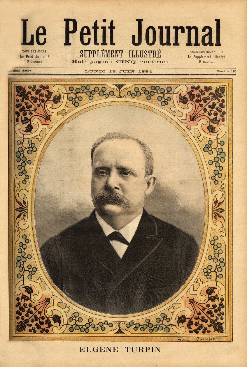 Portrét Eugena Turpina (1848-1927), chemika specializujícího se na výbušniny od Unknown artist