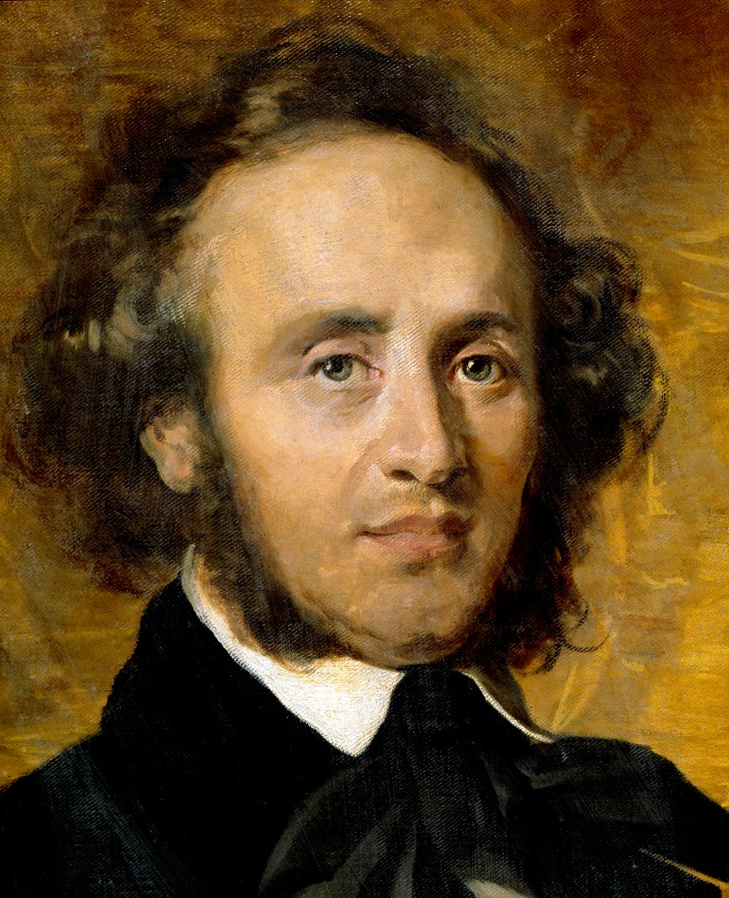 Portrét Felixe Mendelssohna Bartholdyho (1809-1847), německého skladatele. od Unknown artist