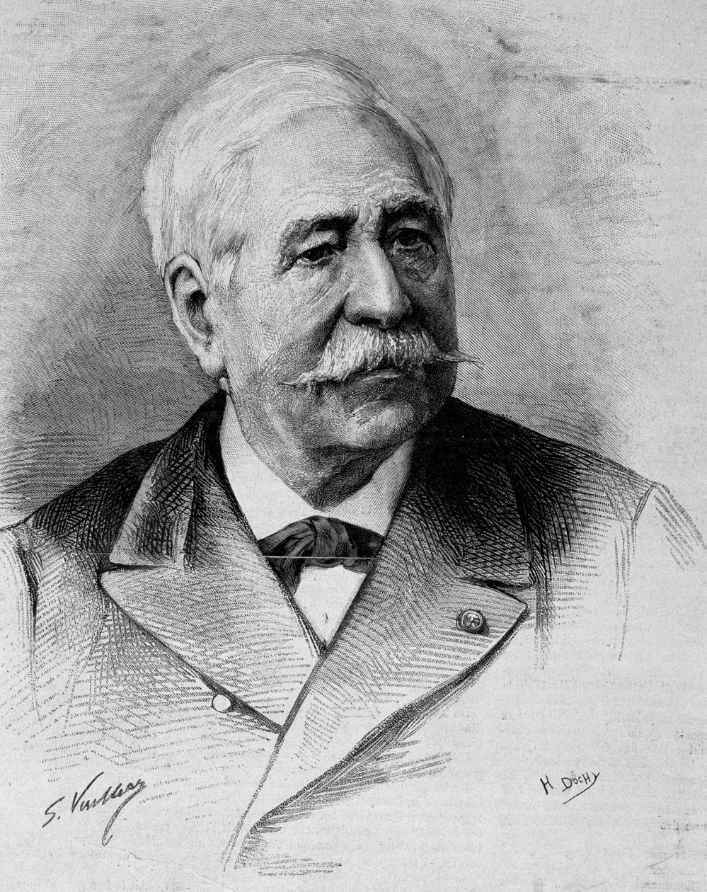 Portrét Ferdinanda de Lesseps (1805 - 1894). od Unknown artist