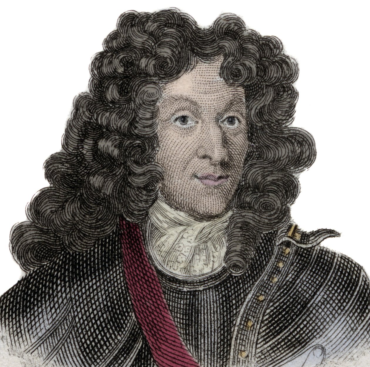 Portrét Francois-Henri de Montmorency-Bouteville (1628-1695), maršála Lucemburského, vévody z Piney a francouzského generála. od Unknown artist