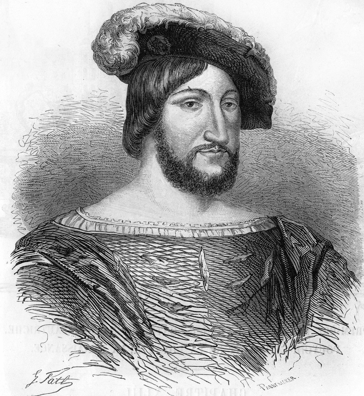 Portrét Francoise 1. francouzského krále (1494-1547). od Unknown artist