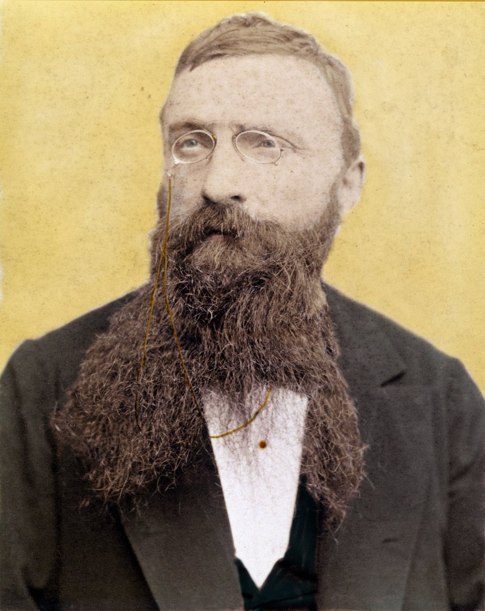 Portrét Francois Auguste Rene Rodin - francouzský sochař - fotografie kolem roku 1885 od Unknown artist