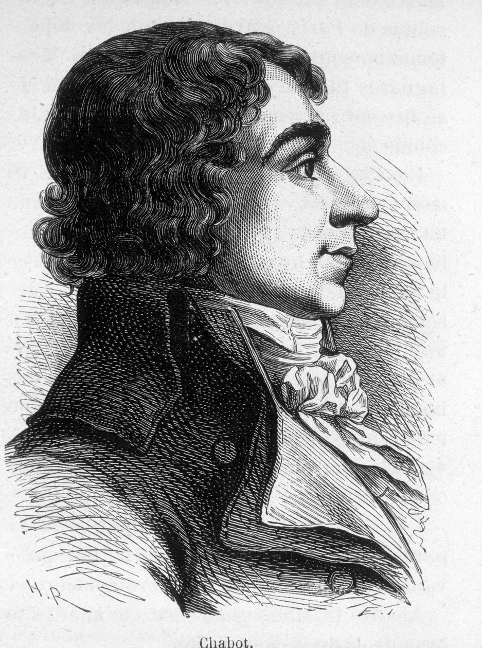 Portrét Francoise Chabota (1759-1794), francouzského politika. od Unknown artist