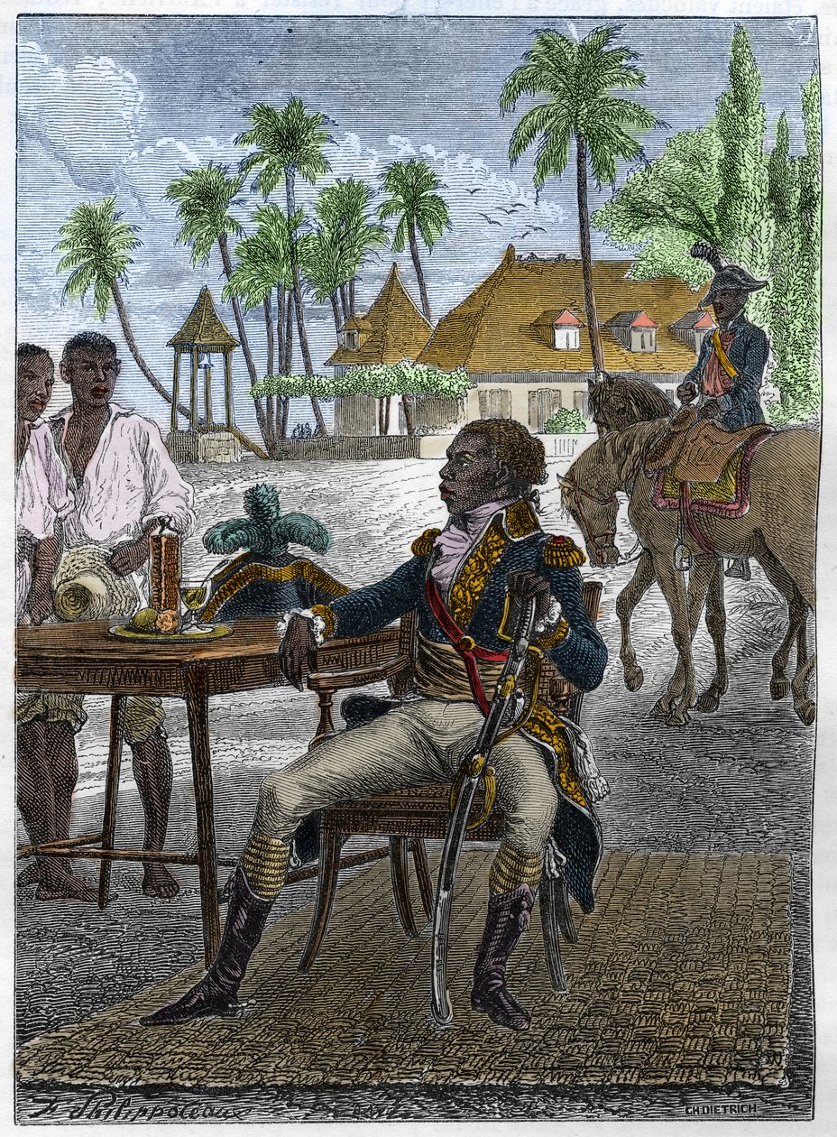 Portrét Francoise Dominique Toussaint známý jako „Toussaint-Louverture“ (Toussaint Louverture od Unknown artist