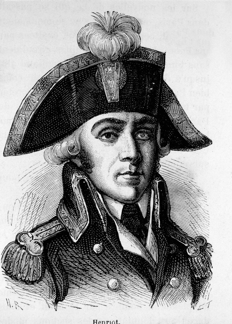 Portrét Francoise Hanriota (1761-1794), francouzského revolucionáře od Unknown artist