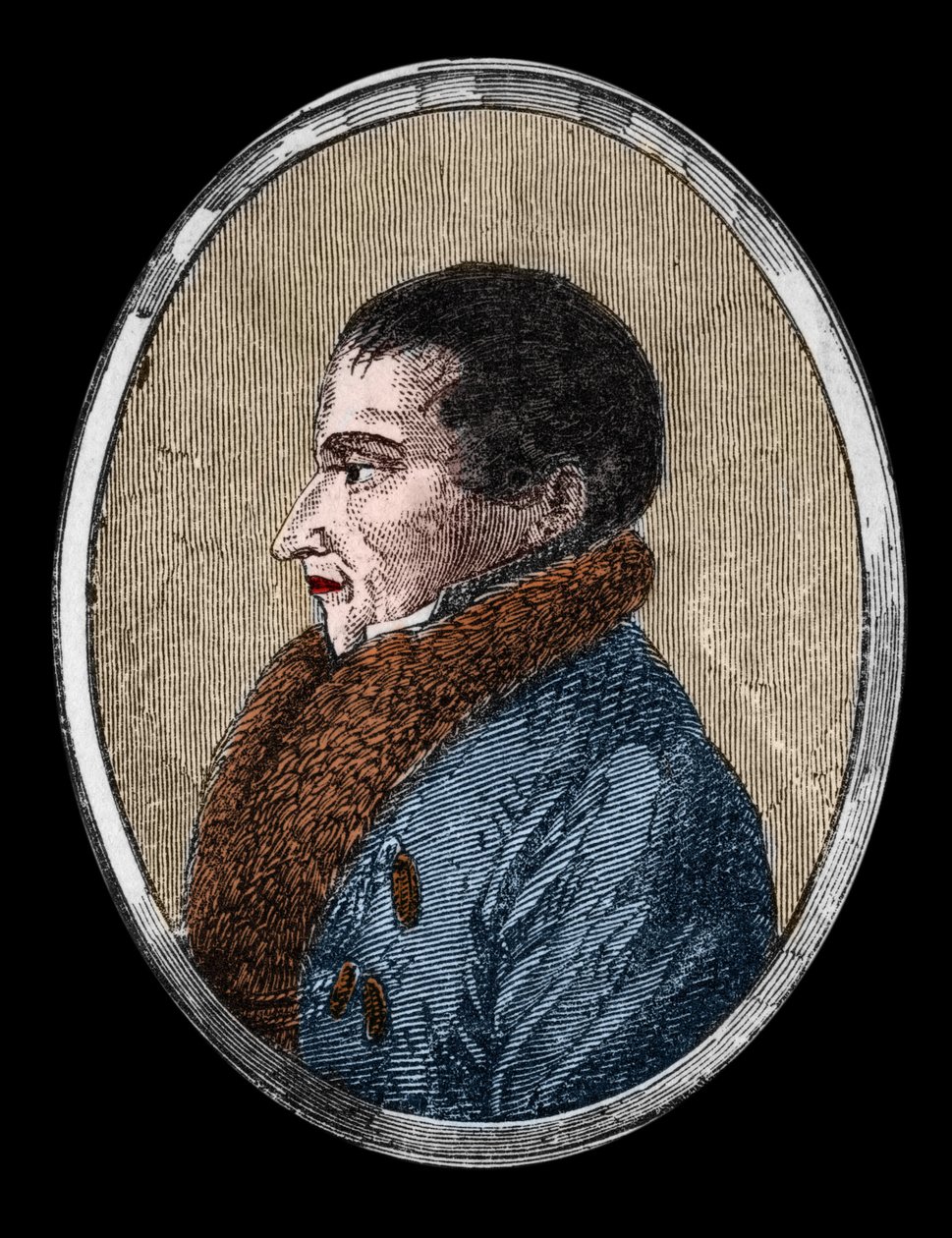 Portrét Francoise Perona, přírodovědce, francouzského průzkumníka (1775-1810). od Unknown artist
