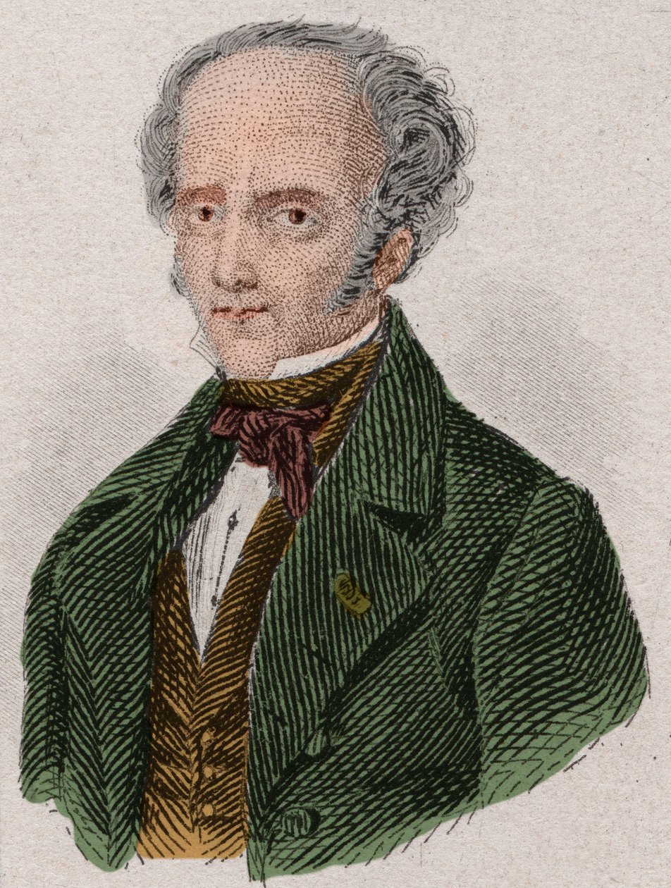 Portrét Francoise Reneho, vikomta de Chateaubriand (1768-1848), francouzského spisovatele. Rytina z roku 1876. od Unknown artist