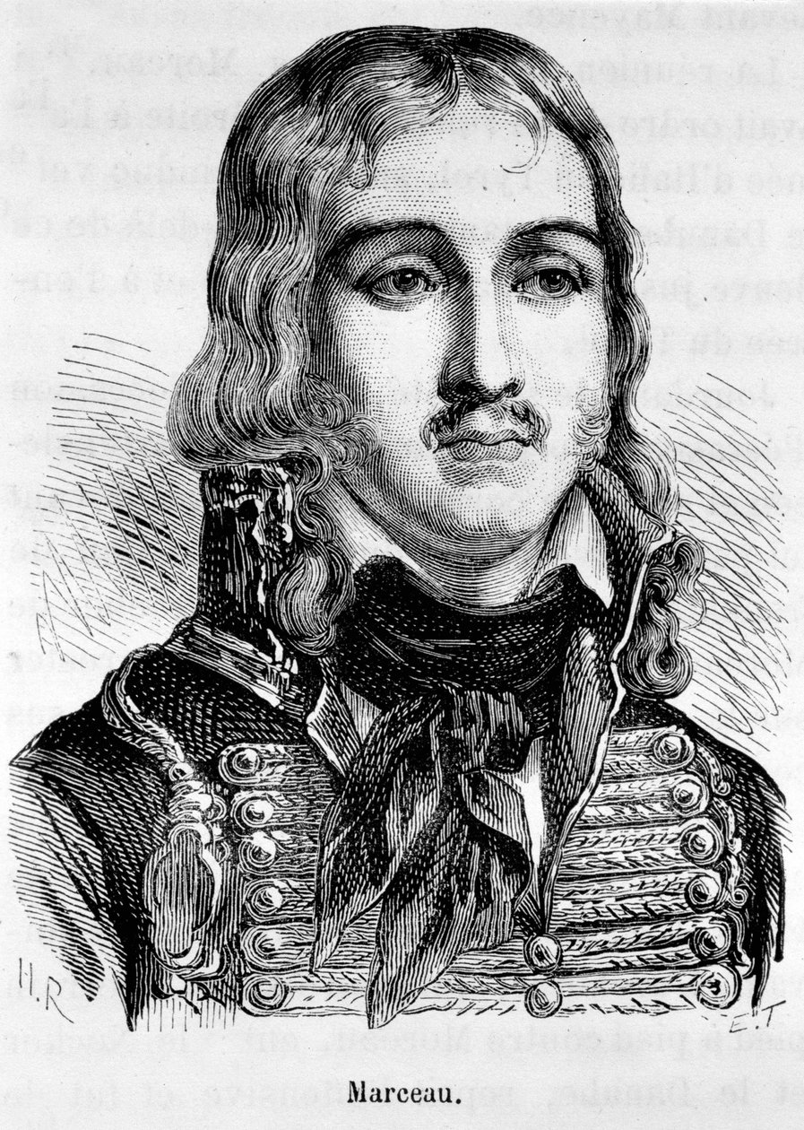 Portrét Francoise Severina Desgraviers Marceaua (1769-1796), francouzského generála. od Unknown artist