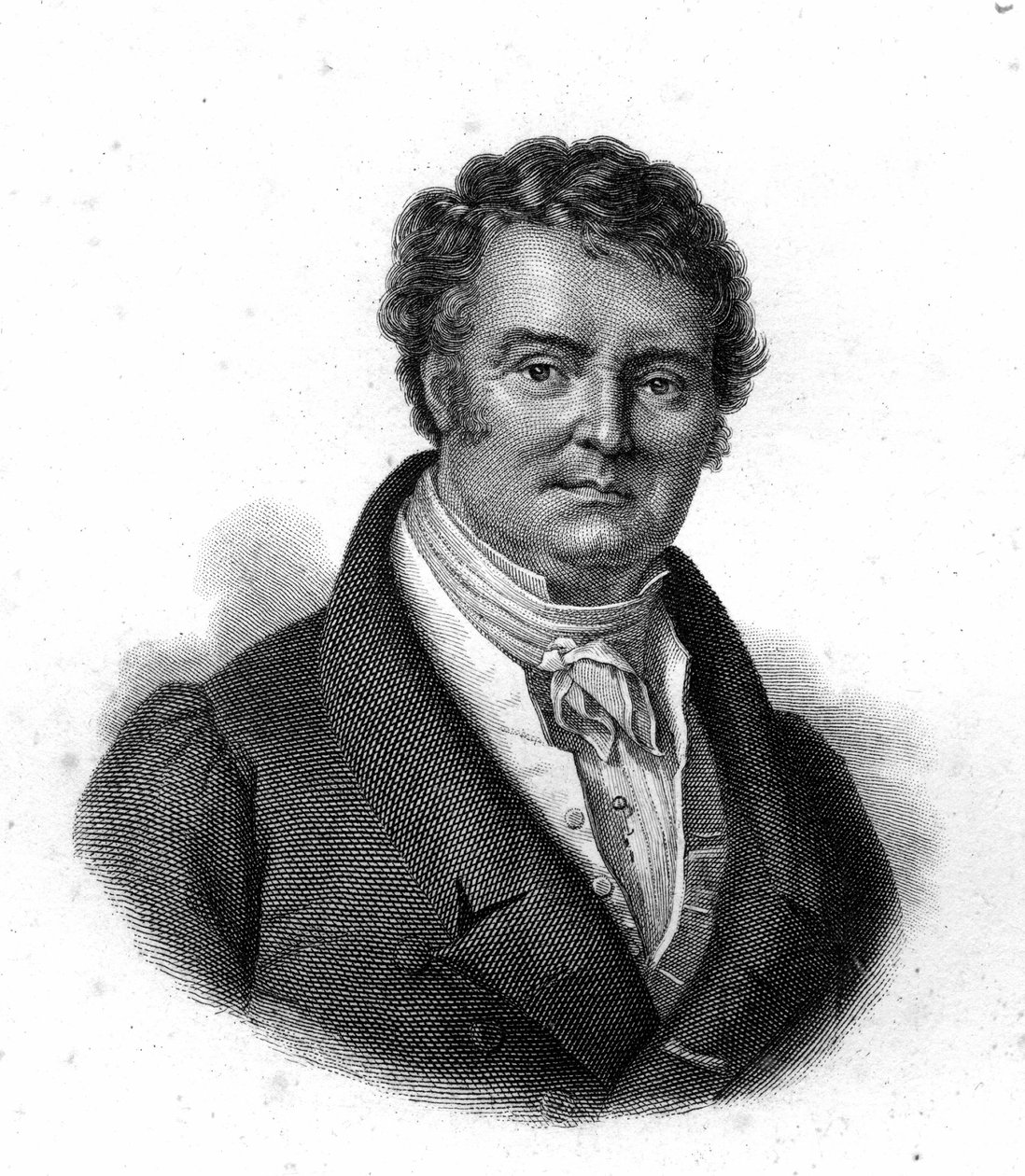 Portrét Françoise Broussaie (1772 - 1838), profesora lékařské fakulty v Paříži, rytina 19. stol. od Unknown artist