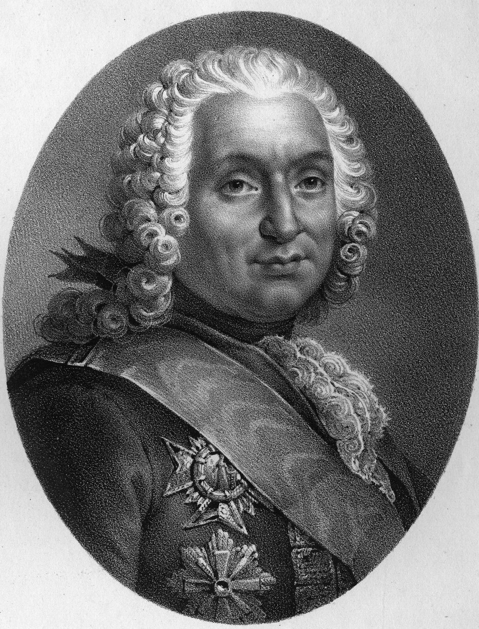 Portrét Francoise de Chevert (1695 - 1769). od Unknown artist