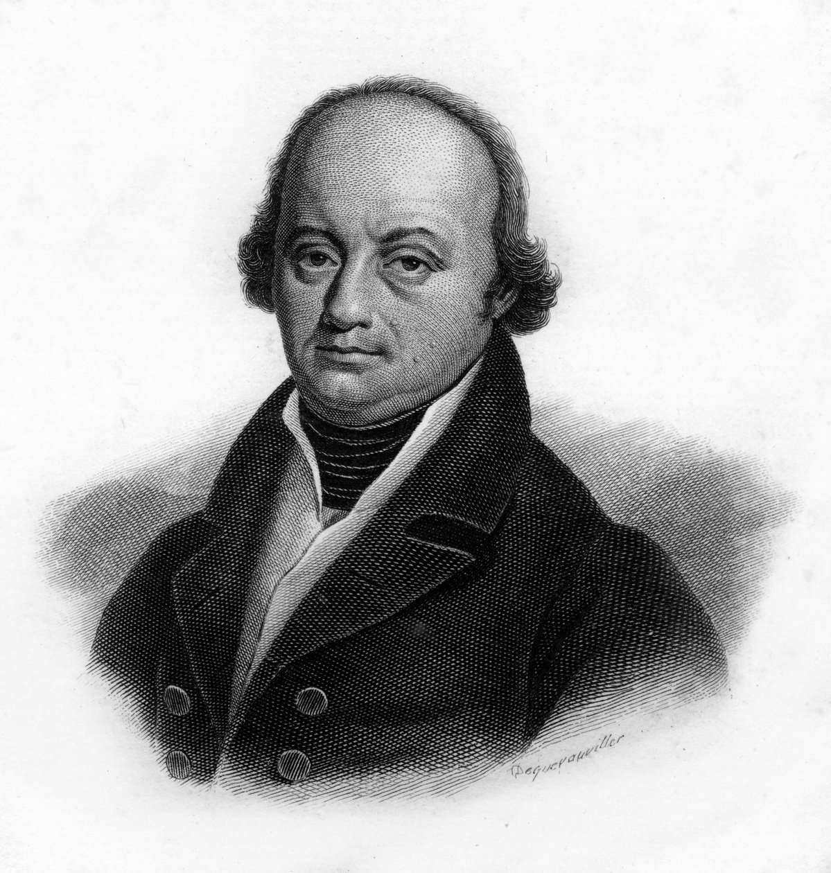 Portrét Franze-Josepha Galla (Franz Joseph) (1758 - 1828), německého lékaře, rytina 19. stol. od Unknown artist