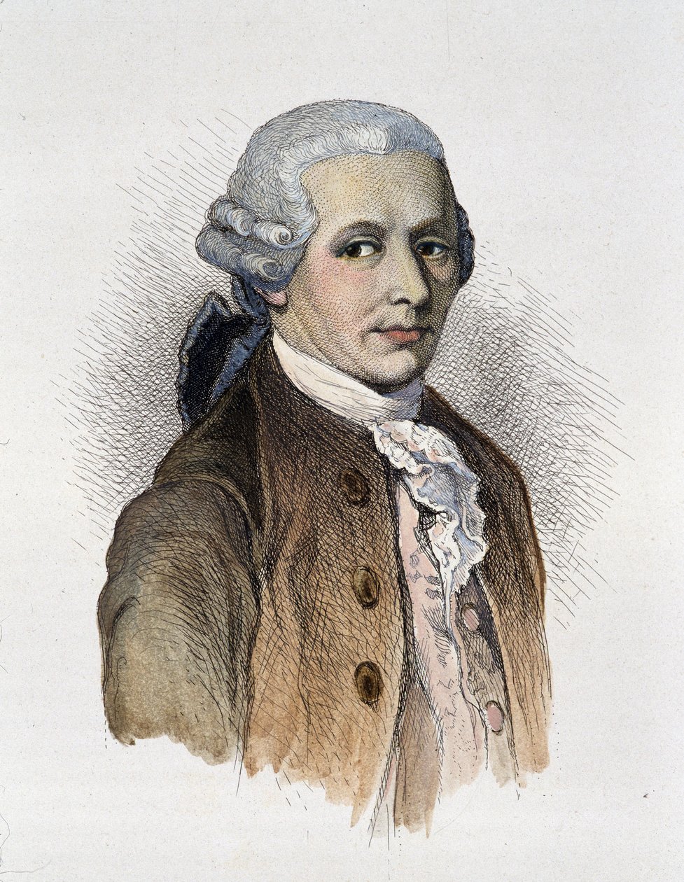 Portrét Franze Josepha Haydna (1732-1809) skladatel.- rytina od Unknown artist