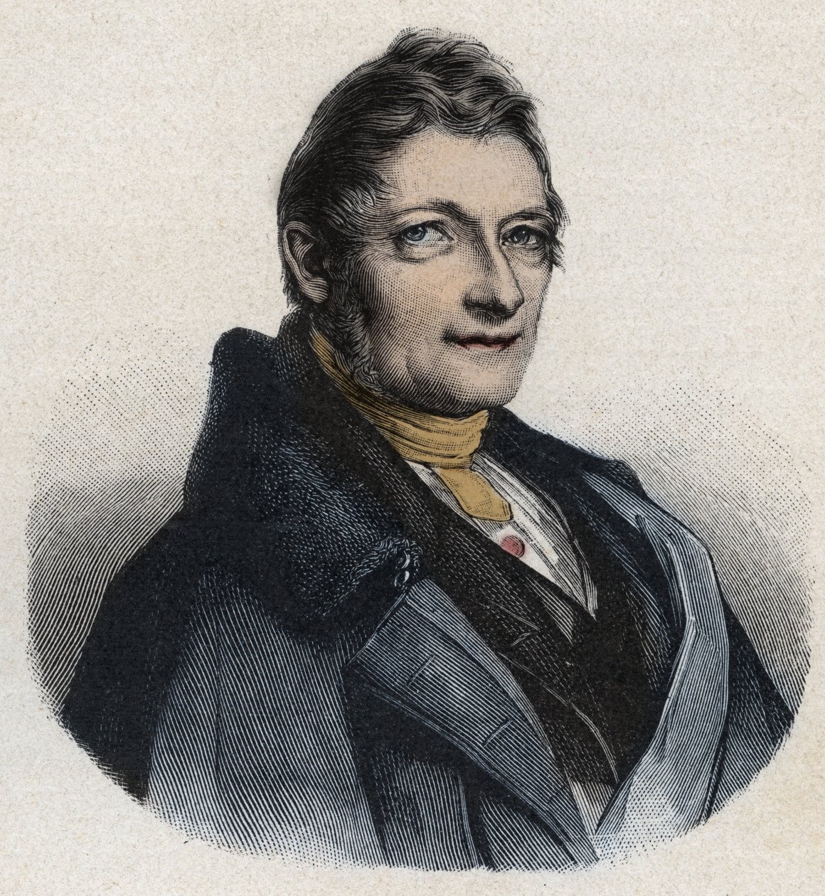 Portrét Franze Xavera Gabelsbergera (1789-1849) anglického vynálezce od Unknown artist