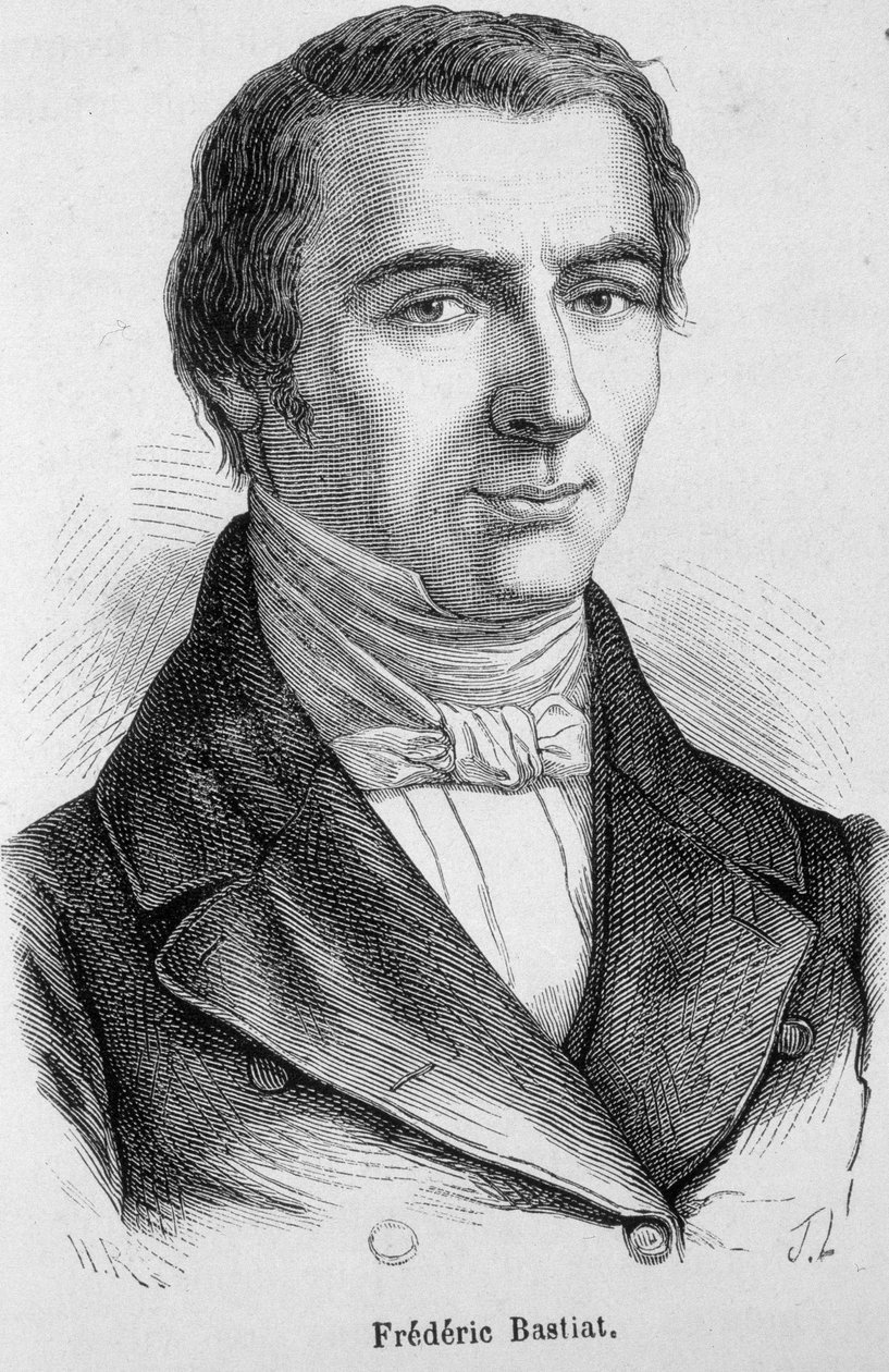Portrét Frédérica Bastiata, francouzského ekonoma (1801 - 1850) od Unknown artist