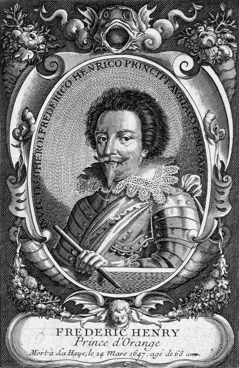 Portrét Frédérica Henriho de Nassau, prince Oranžského (1584-1647). od Unknown artist