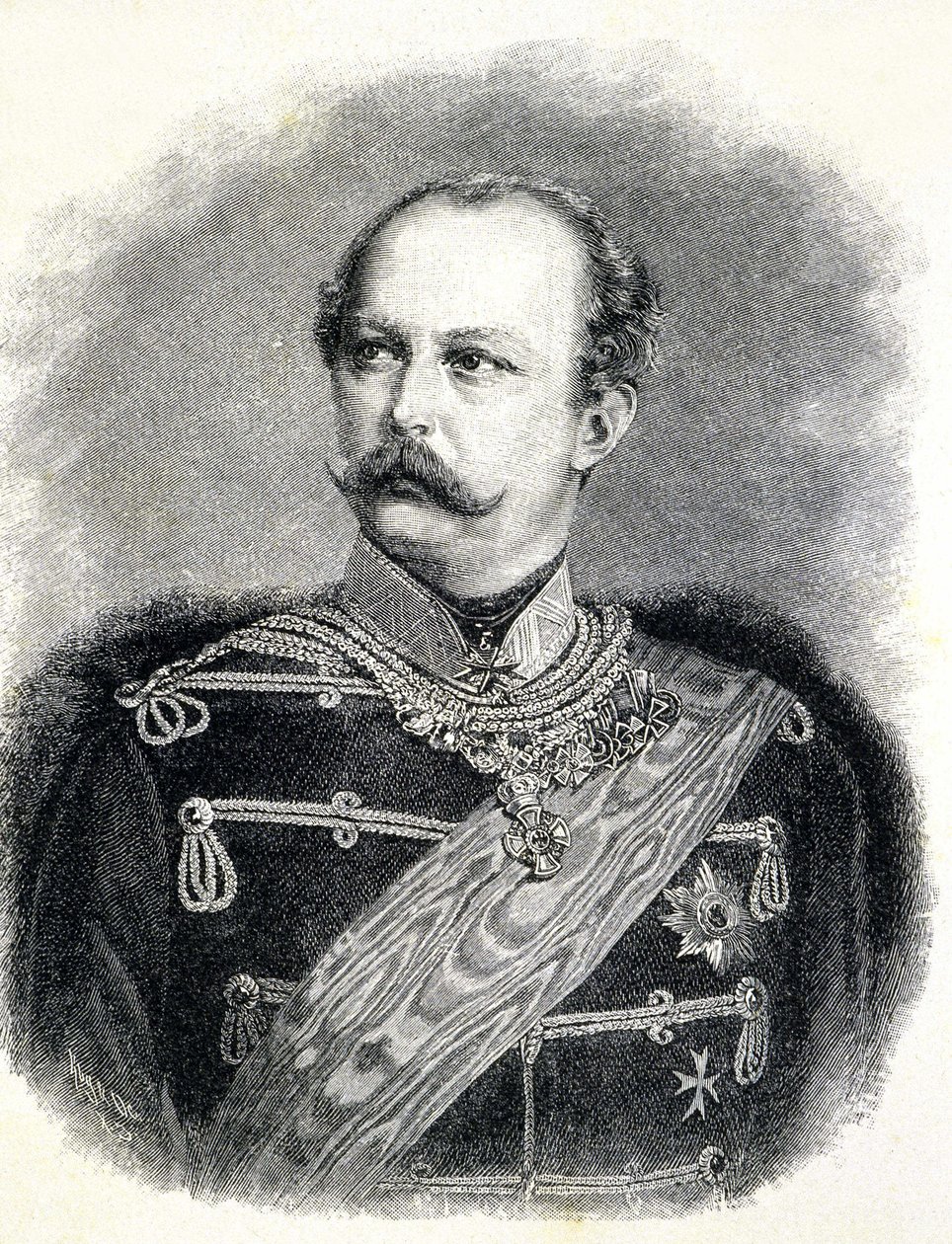 Portrét Fridricha Karla Pruského (1828 - 1885), synovce Viléma I. od Unknown artist