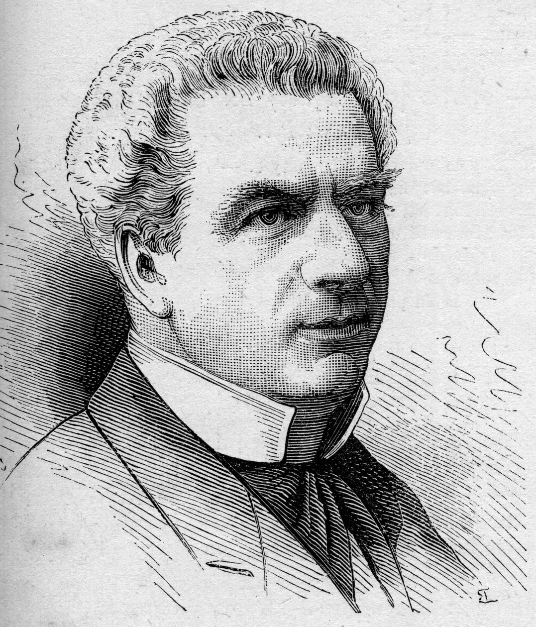 Portrét Frederica Febvrea (1833-1916), francouzského komika, člena Comedie Francaise. Rytina v „“ Le Monde Illustré““ n¡1168 ze dne 16. srpna 1879. od Unknown artist