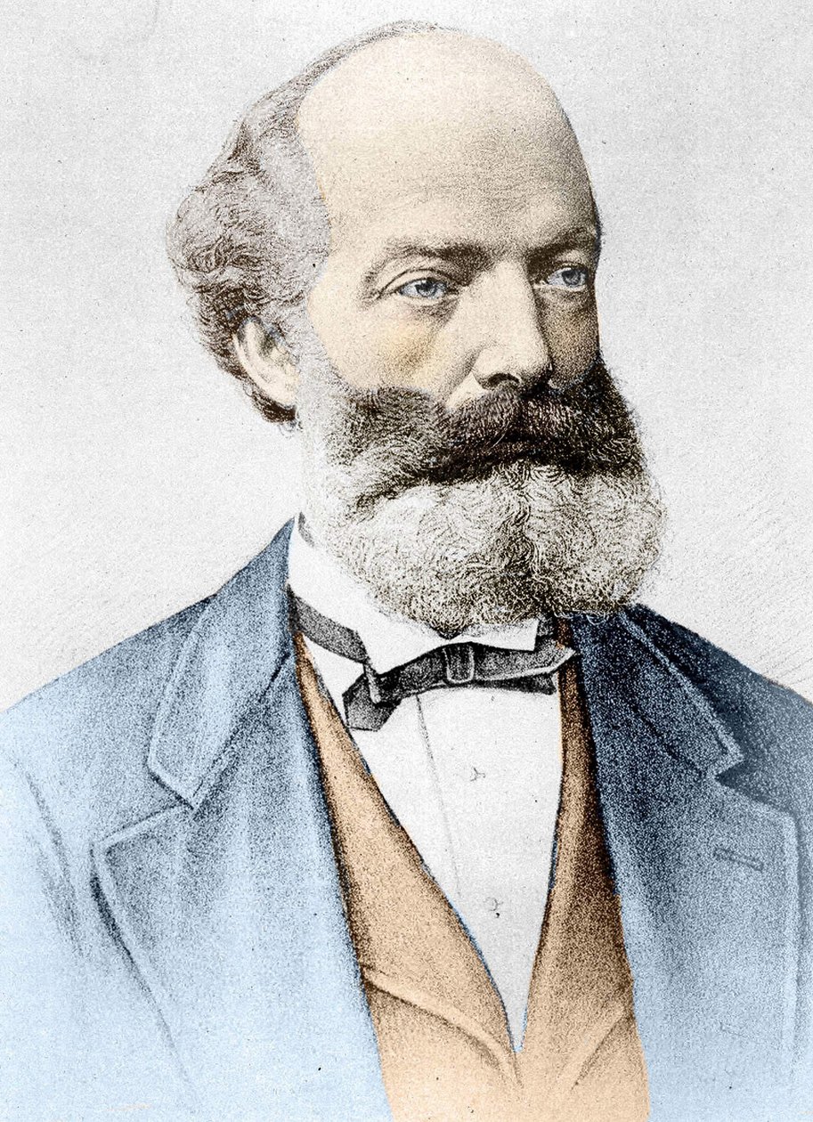 Portrét Friedricha Augusta Kekulého von Stradonitz německého chemika (Darmstadt od Unknown artist
