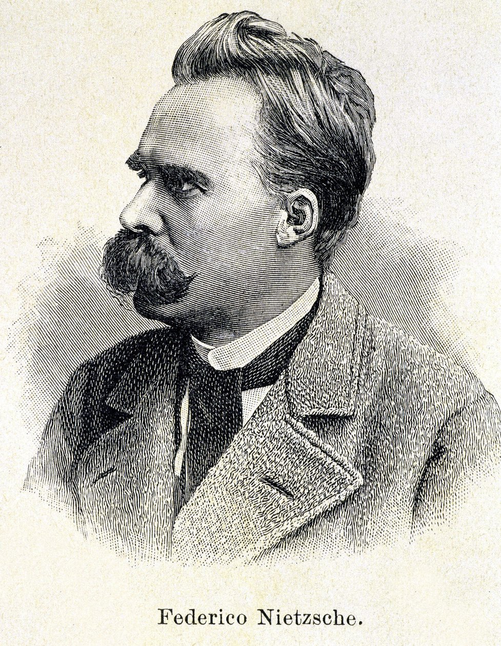 Portrét Friedricha Nietzscheho (1833 - 1900) od Unknown artist