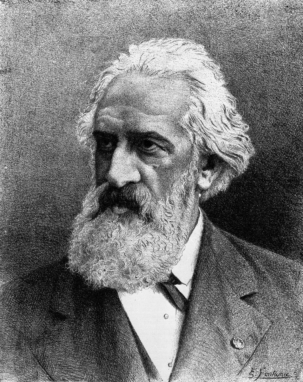 Portrét Friedricha von Flotowa (1812-1883), německého skladatele. od Unknown artist