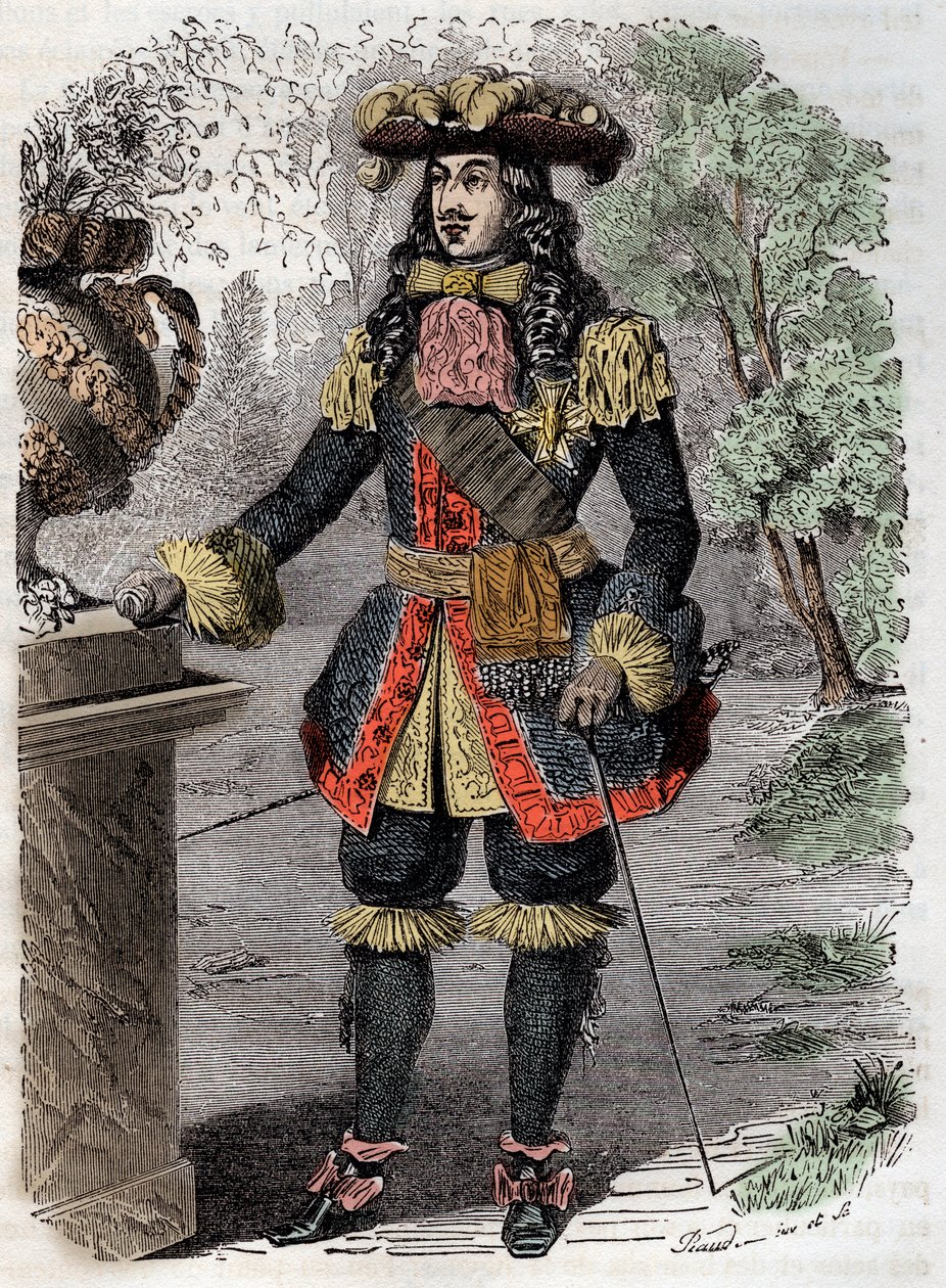 Portrét Gabriela Nicolase de la Reynie (1625-1709), prvního generálporučíka policie v Paříži“ (Portrét Gabriela-Nicolase de la Reynie zakladatele prvního moderního policejního sboru) Rytina 19. století Soukromá sbírka od Unknown artist