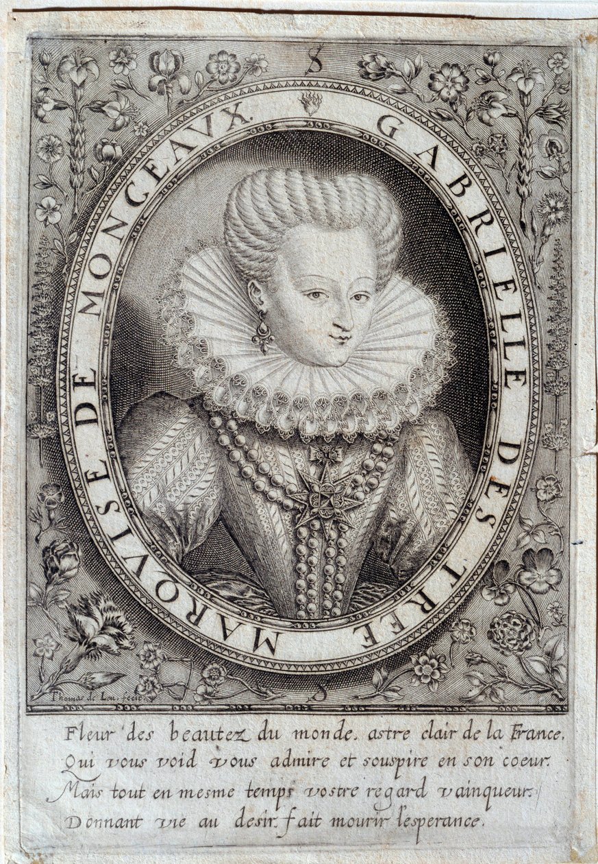 Portrét Gabrielle d