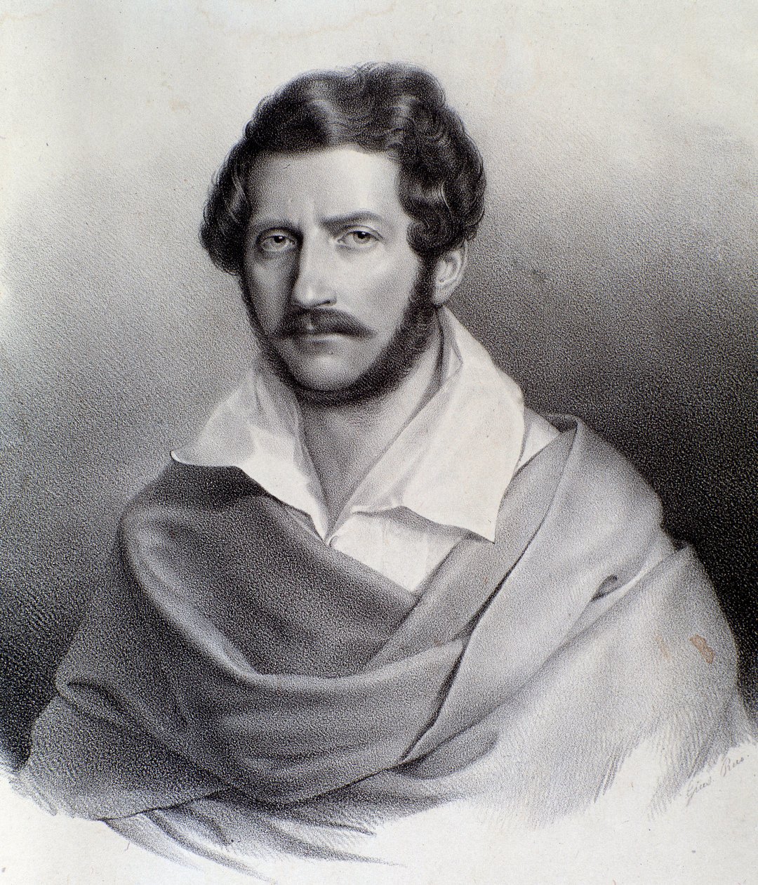 Portrét Gaetana Donizettiho (rytina) od Unknown artist