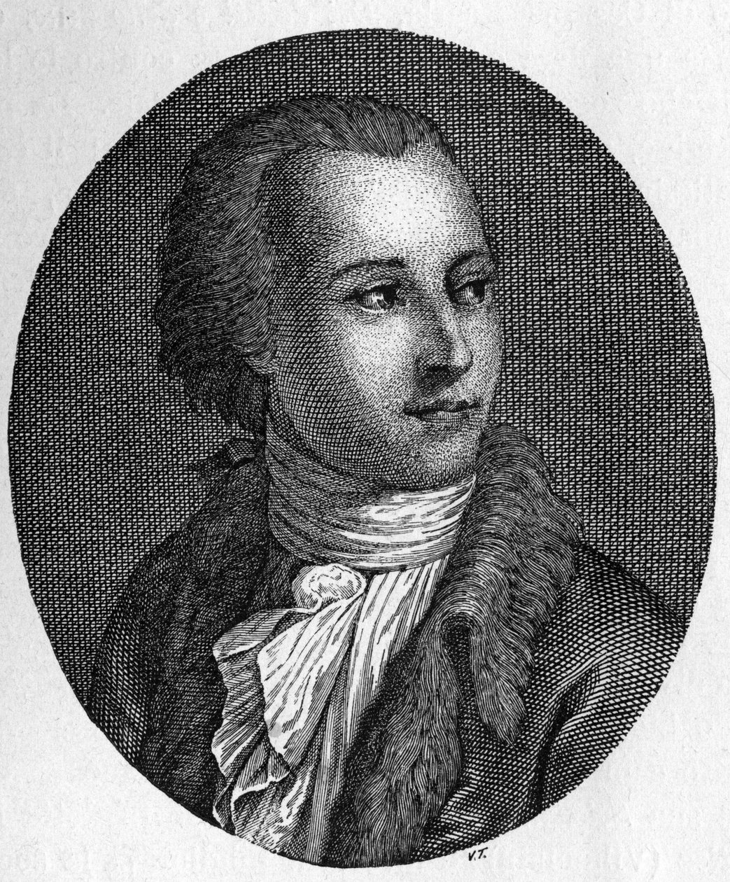 Portrét Gaetana Filangeriho (1752-1788). Italský právník a pedagog od Unknown artist