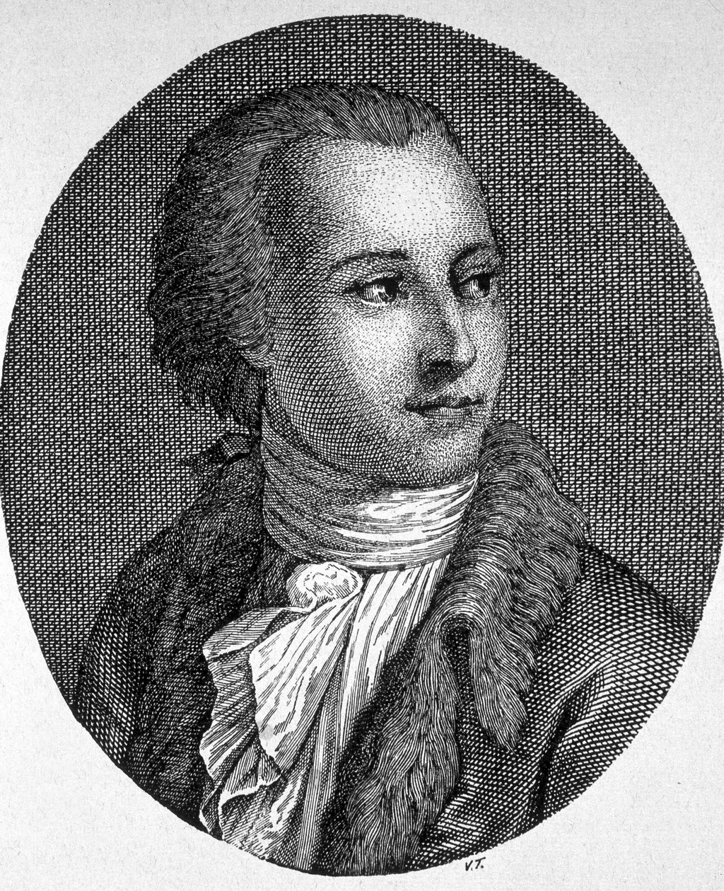 Portrét Gaetana Filangieriho (1752 - 1788), italského filozofa a právníka od Unknown artist