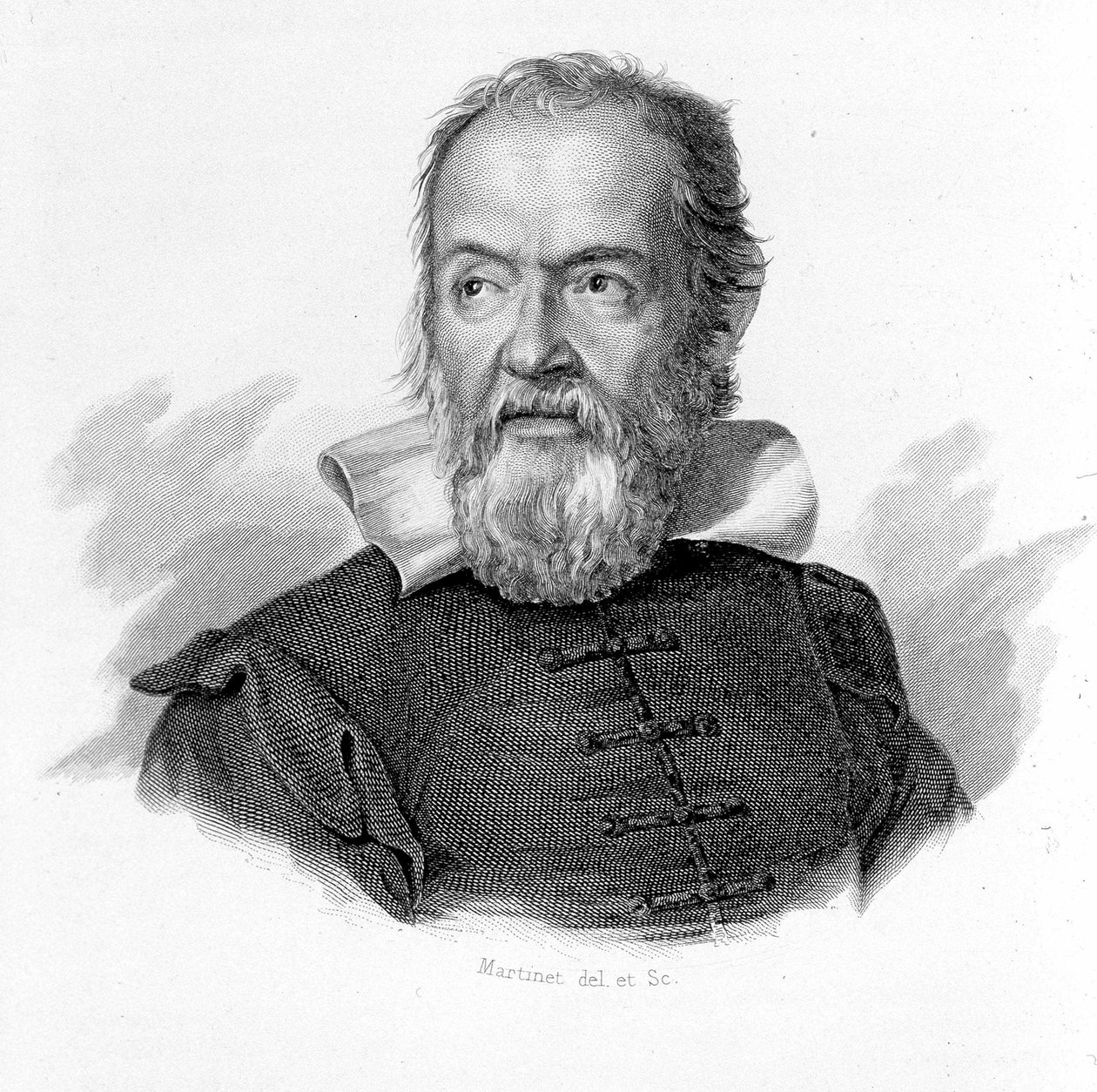 Portrét Galilea Galilei z Galilea (1564 - 1642). od Unknown artist