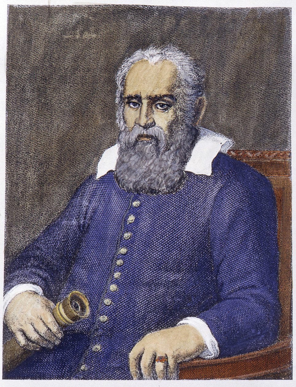 Portrét Galilea Galilei z Galilea (1564 - 1642). od Unknown artist