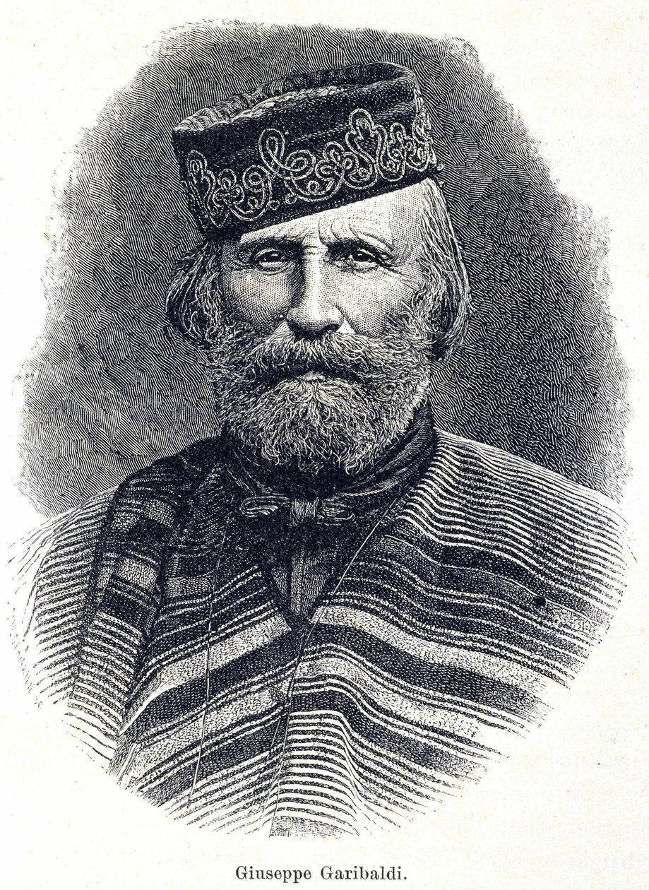 Portrét Garibaldiho (1807 - 1882) od Unknown artist