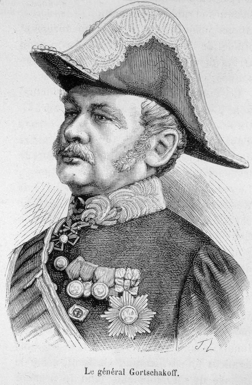 Portrét generála Gortschakoffa od Unknown artist