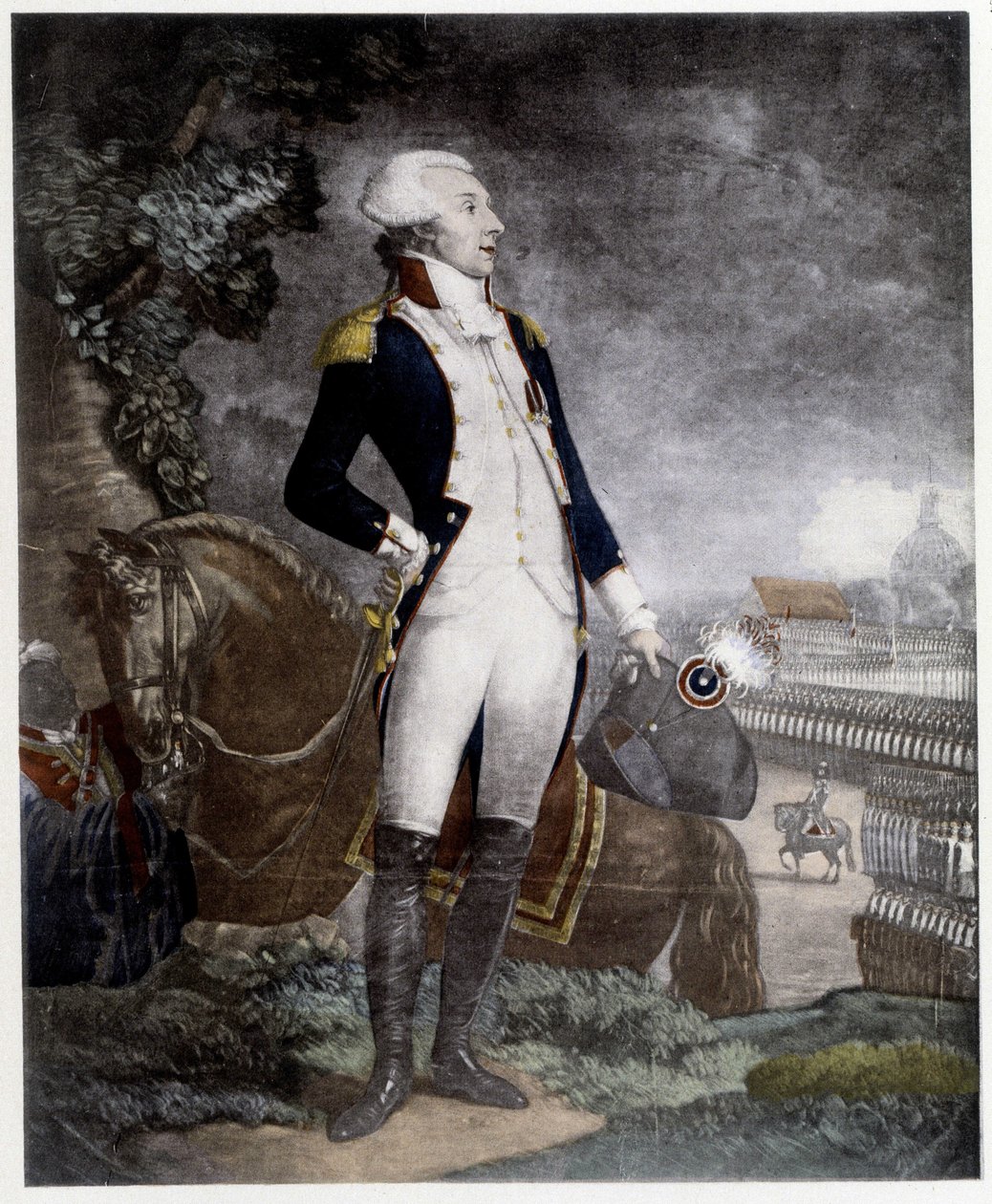Portrét generála La Fayetta (Lafayette od Unknown artist