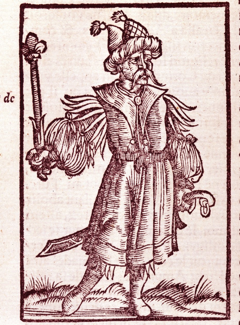 Portrét Čingischána (Temudjin od Unknown artist