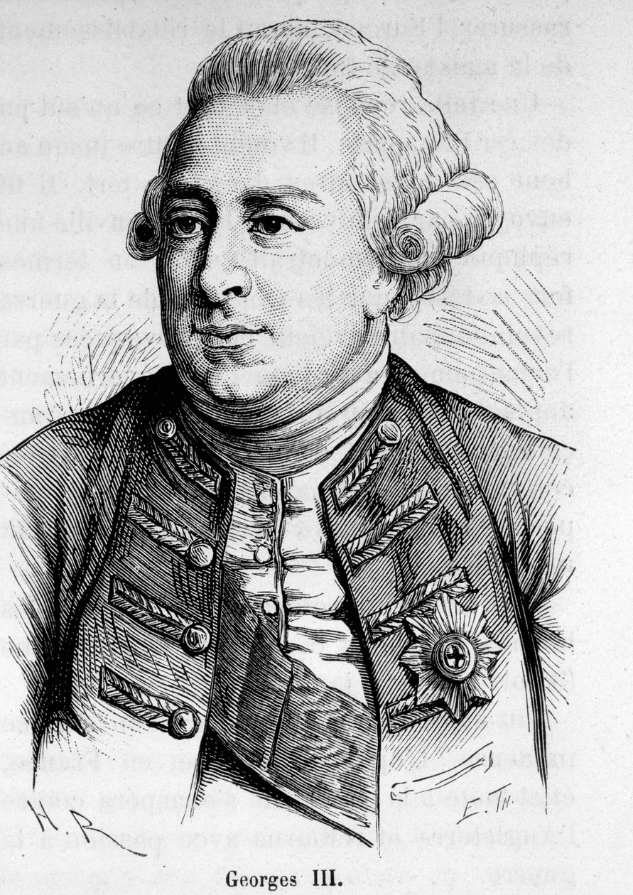 Portrét Jiřího III. (1738-1820), krále Velké Británie a Irska (1760-1820). od Unknown artist