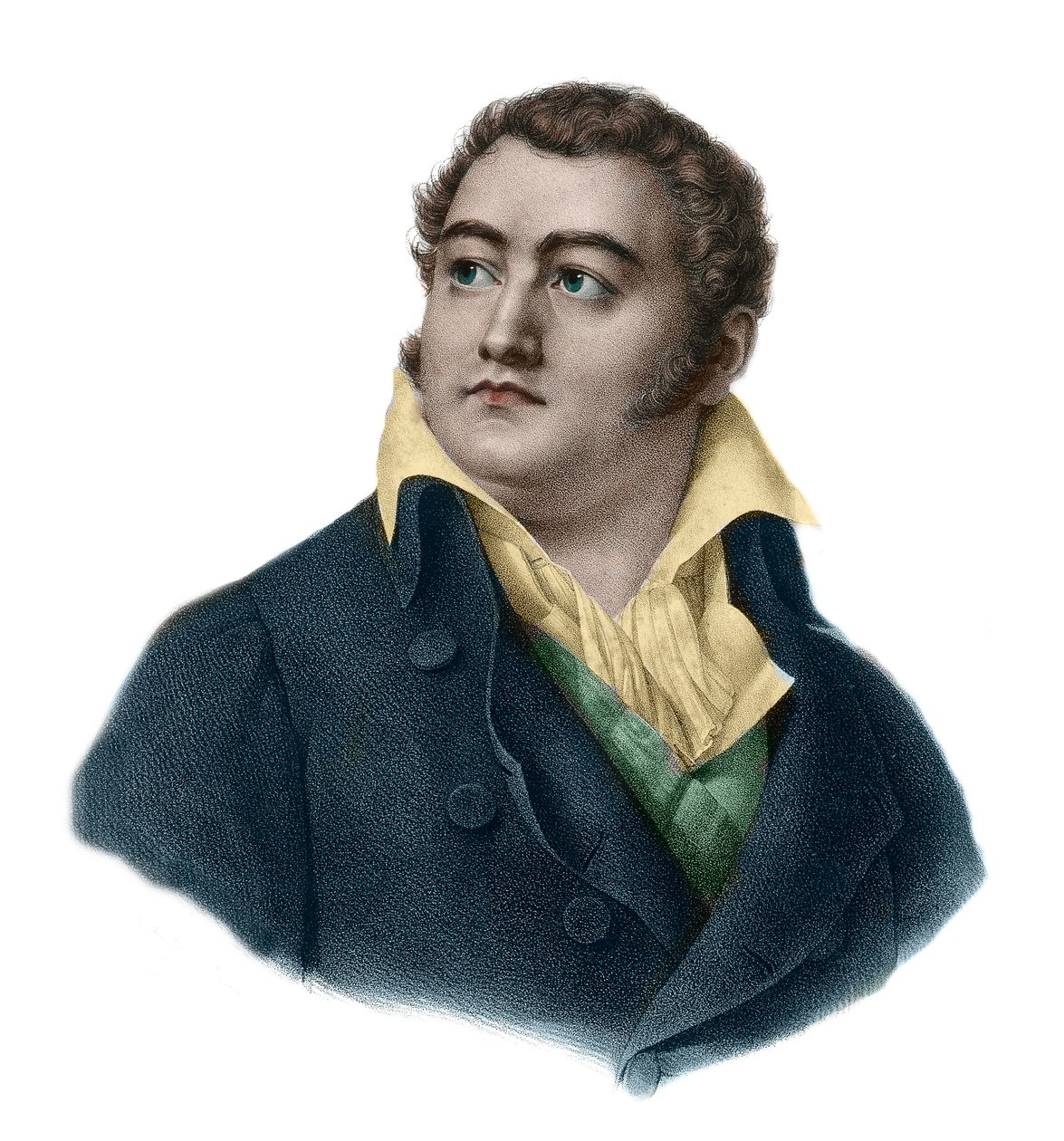 Portrét Georgese Cadoudala (1771-1804) (dit Larive, dit Masson) generál chouan od Unknown artist