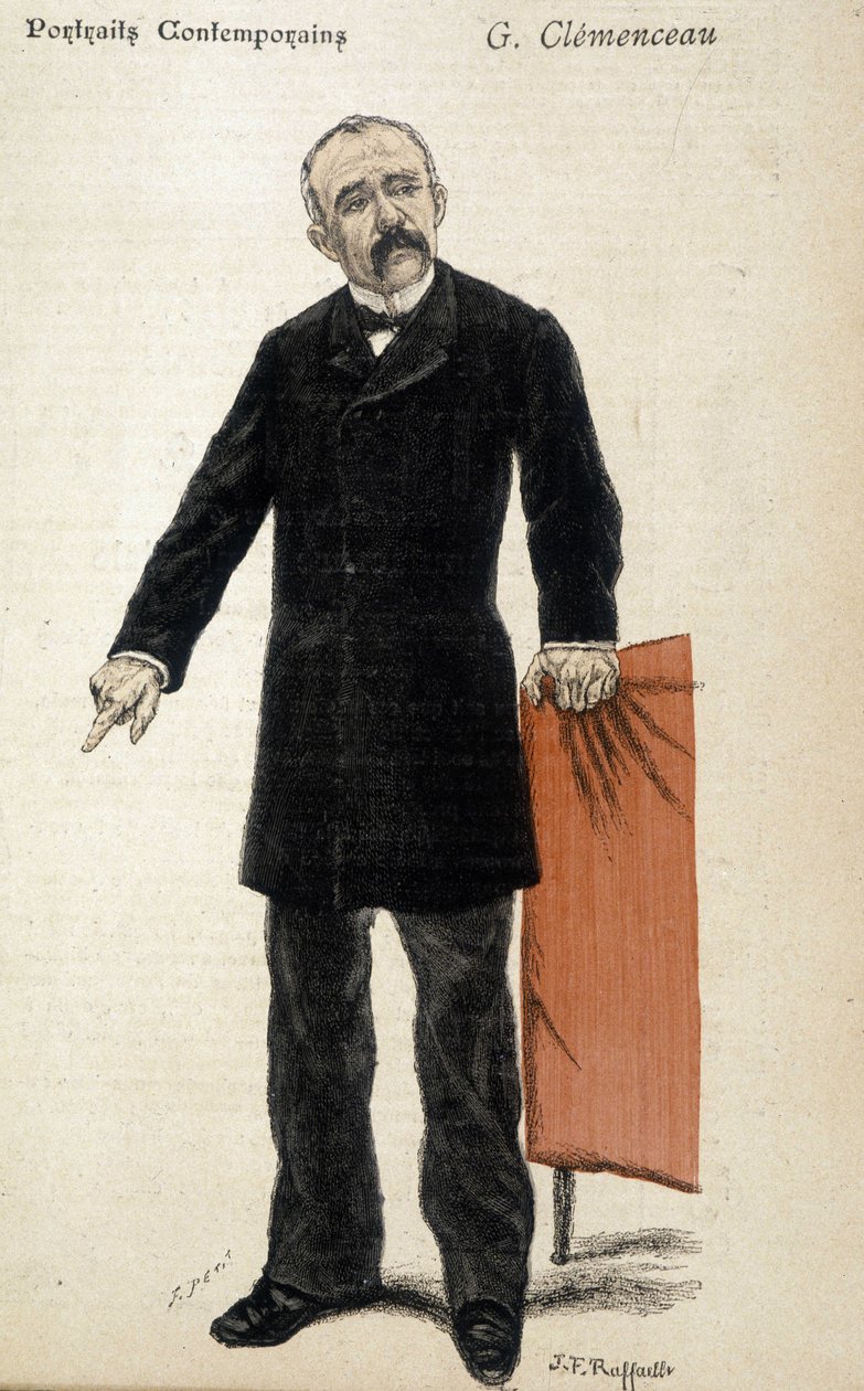Portrét Georgese Clemenceaua od Unknown artist
