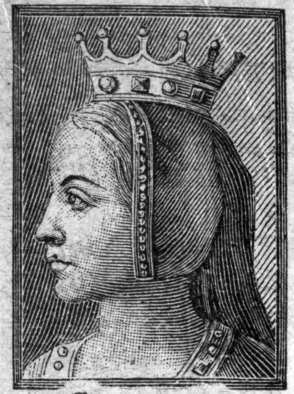 Portrét Gerberge Saské (asi 913-968 nebo 969), francouzské královny, manželky Ludvíka IV. od Unknown artist