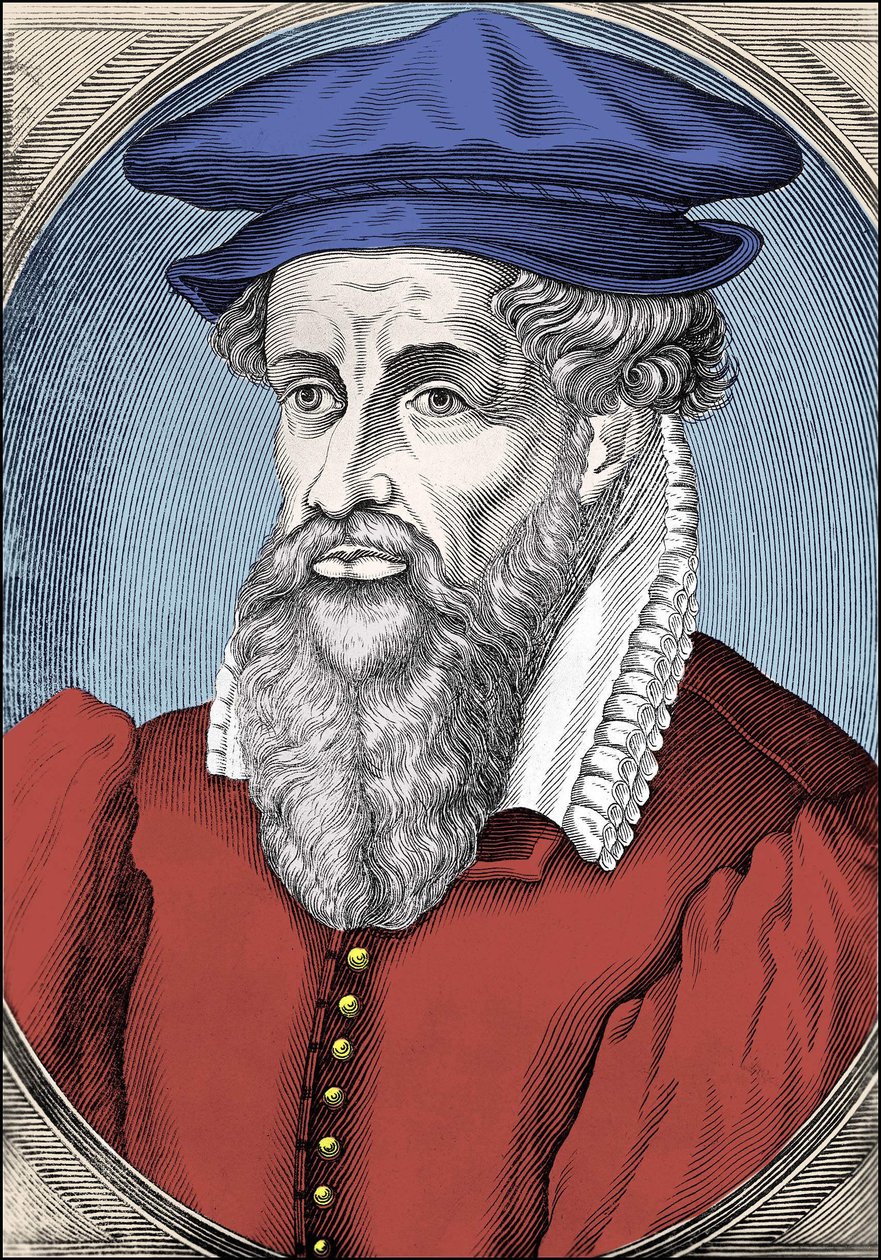 Portrét Gerharda Kremera dit Gerardus Mercator (1512-1594) od Unknown artist
