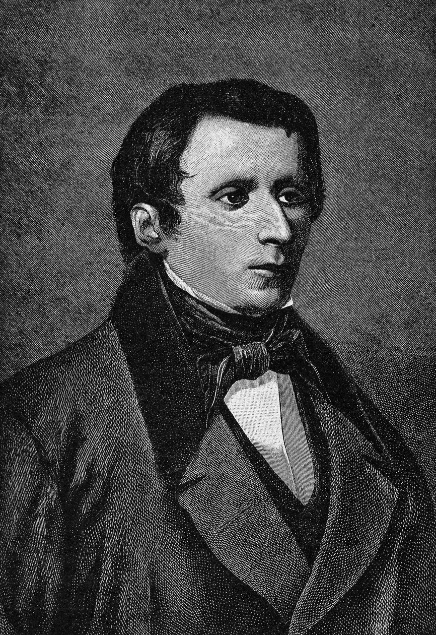 Portrét Giacoma Leopardiho (1798-1837), italského spisovatele. od Unknown artist