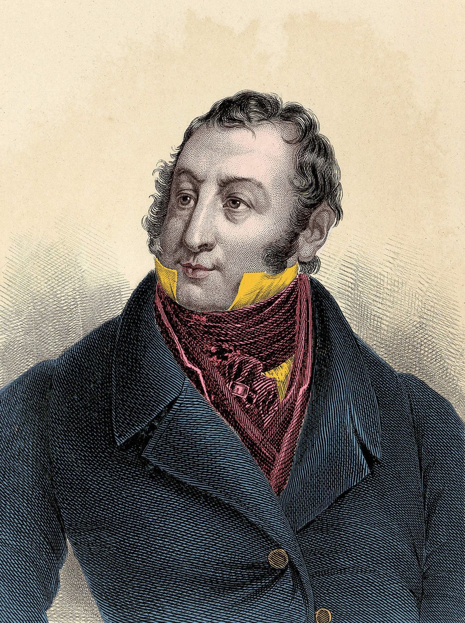 Portrét Gioacchina Rossiniho (1792-1868) od Unknown artist