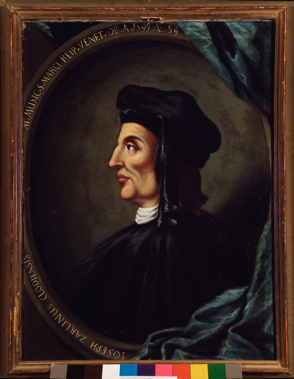 Portrét Gioseffa Zarlina (malba od Unknown artist
