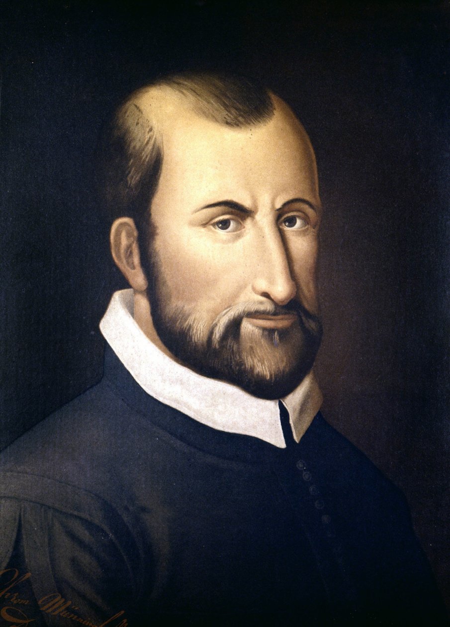 Portrét Giovanni Pierluigi Da Palestrina (1525 - 1594), italský skladatel, konzervatoř v Miláně od Unknown artist