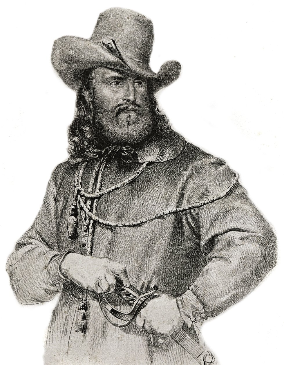 Portrét Giuseppe Garibaldiho (1807-1882), generála, italského vlastence a vůdce od Unknown artist