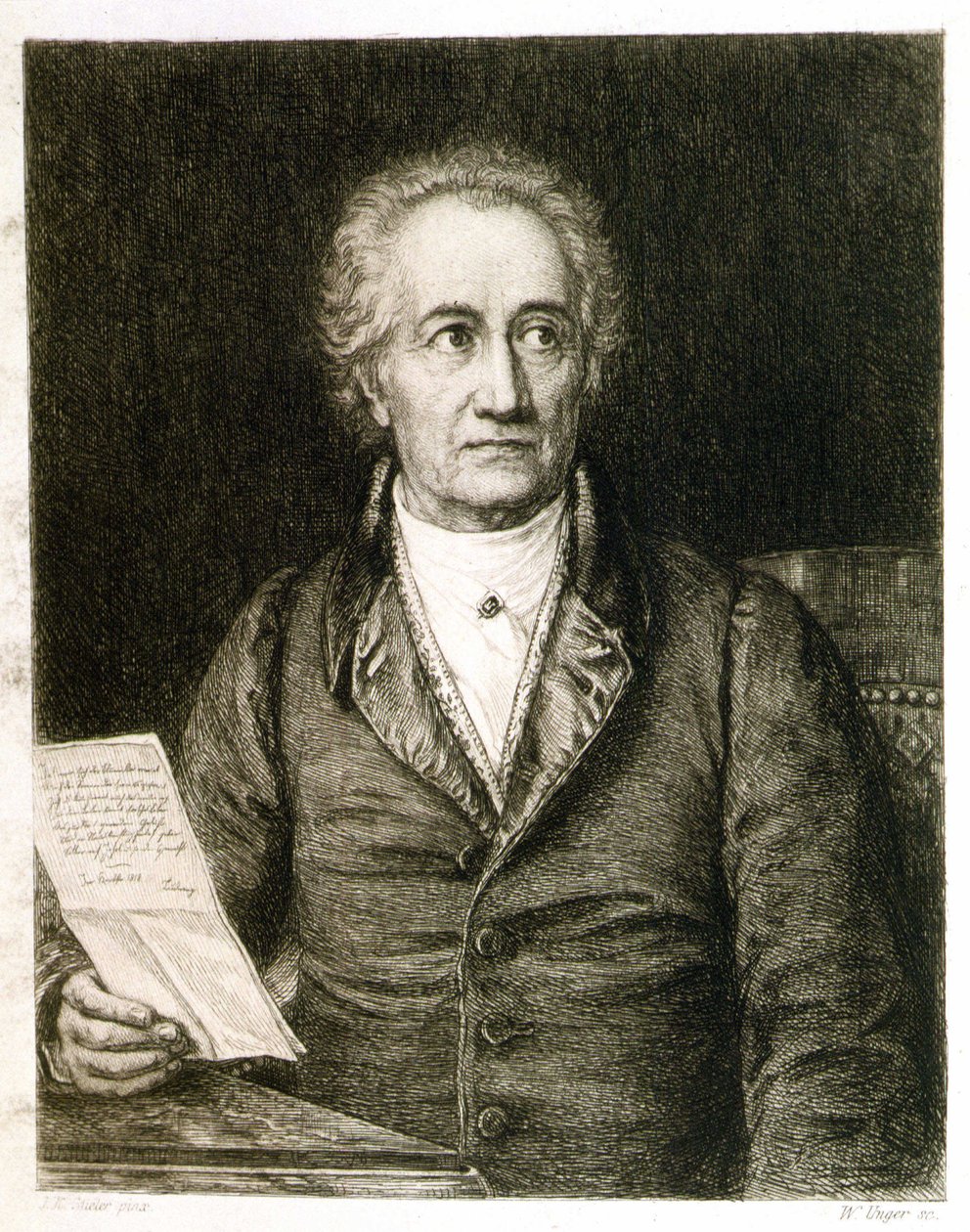 Portrét Goetha od Unknown artist